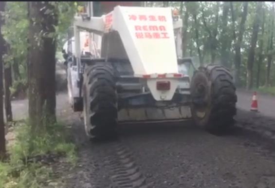 WR450，水穩路基施工